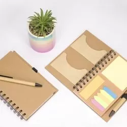 Bloco Caderneta Capa Ecológica com Pauta Personalizado 